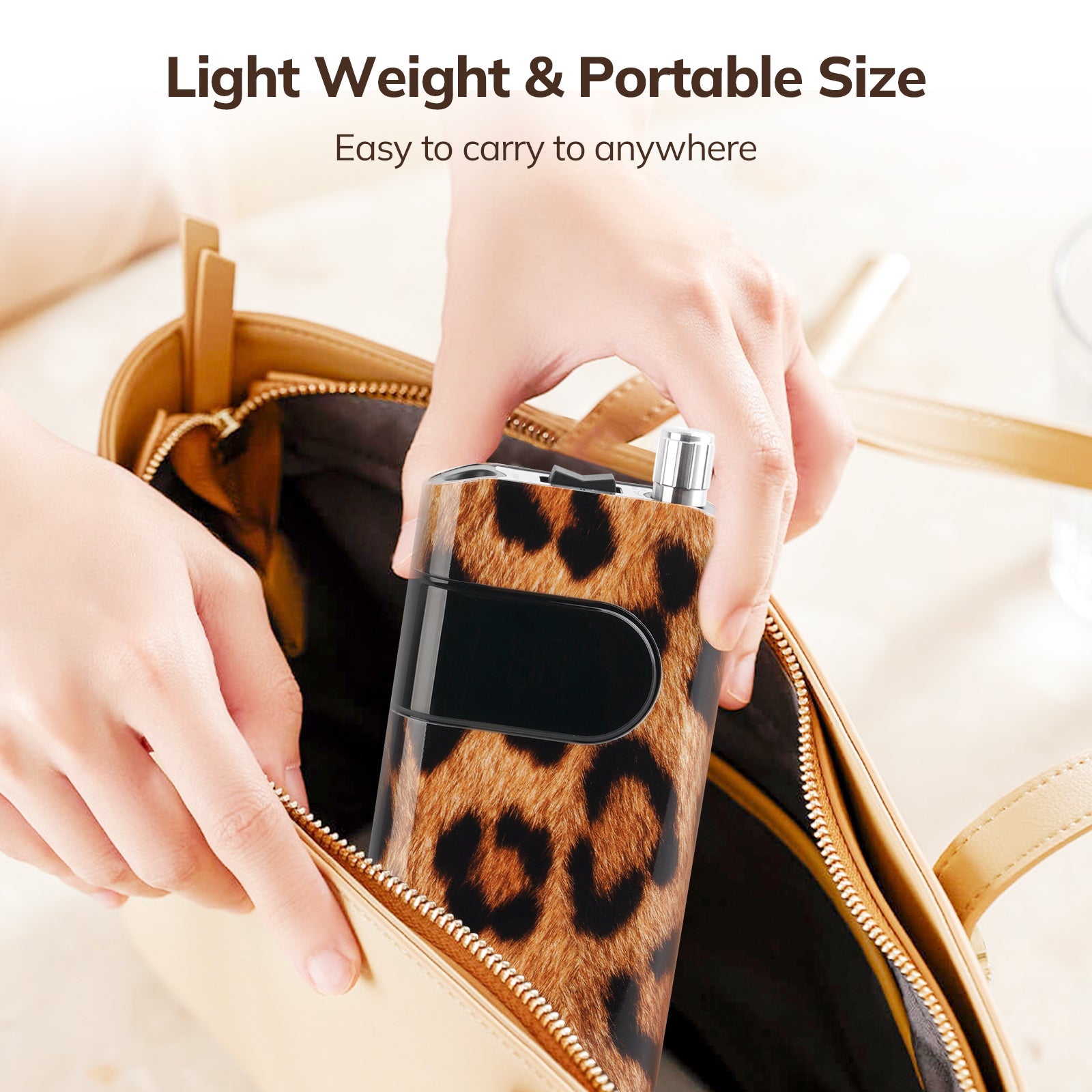 Wand™ Nail Drill - Leopard Print - 35,000 RPM Rechargeable